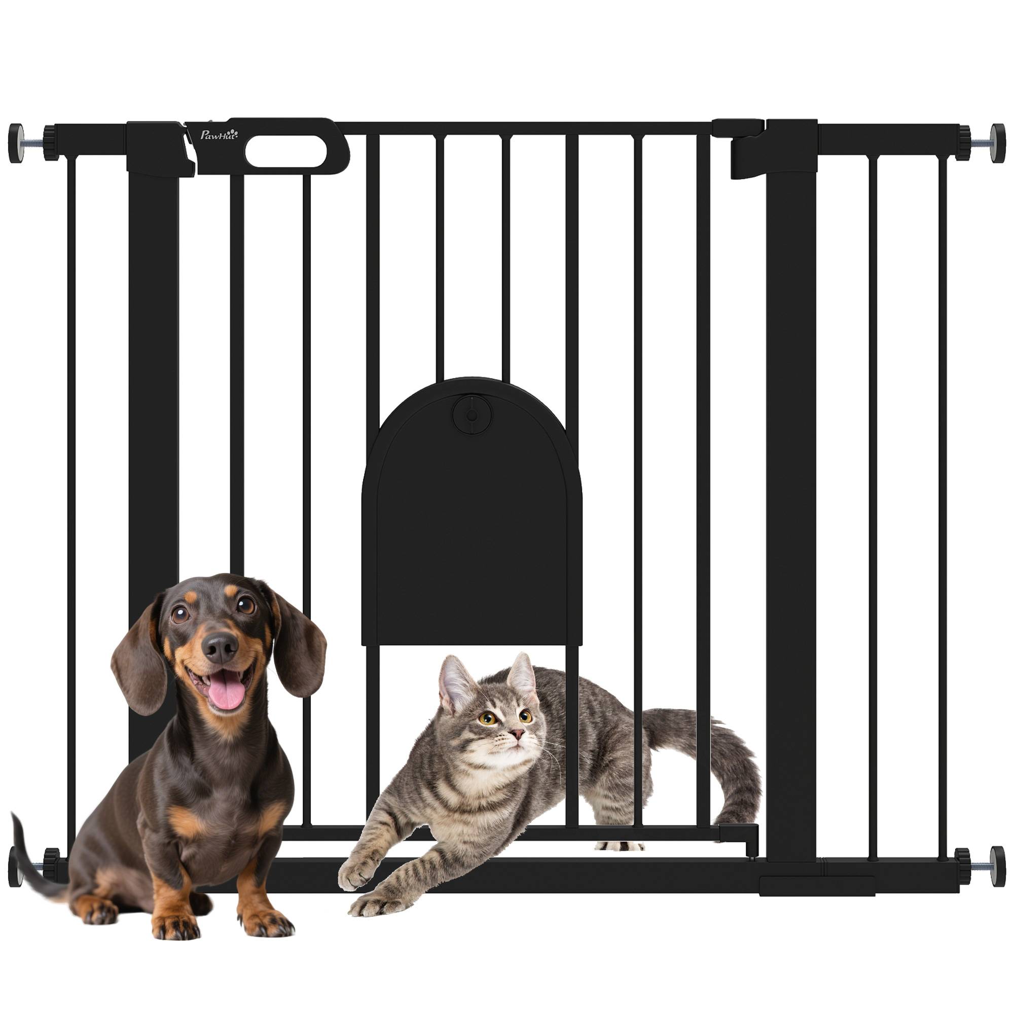 Barrière de sécurité escalier et porte pour chien, protection pour animal, acier