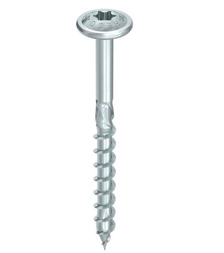 Vis HECO-Topix-Plus - Ø8x340mm - Tête Ronde large - Filetage Partiel - T40 - Boite de 50 - 61403 - Imagen 1