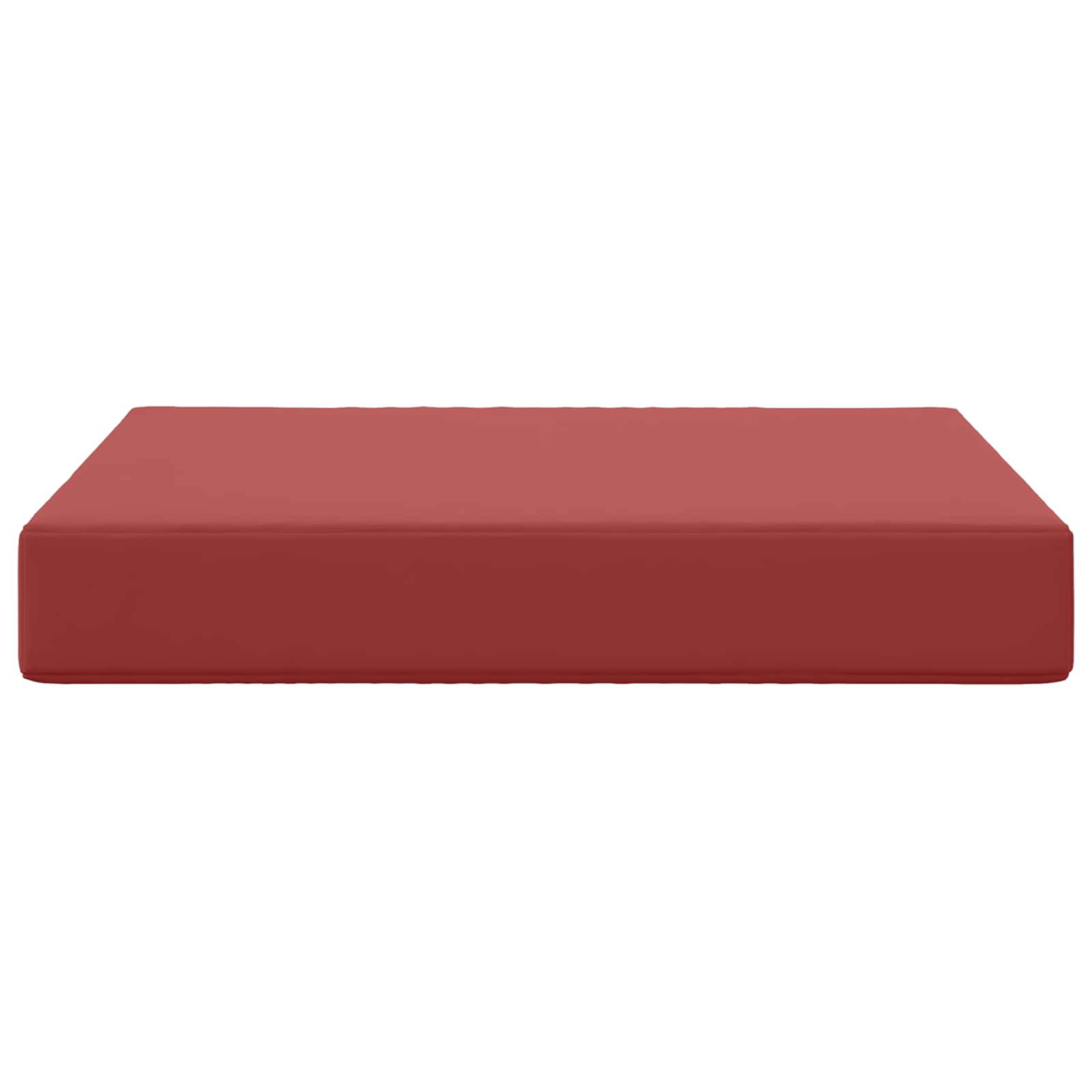 PANGIVO - Coussin de canapé polyester bordeaux 60 x 60 x 8 cm - PANGIVO - Image 4