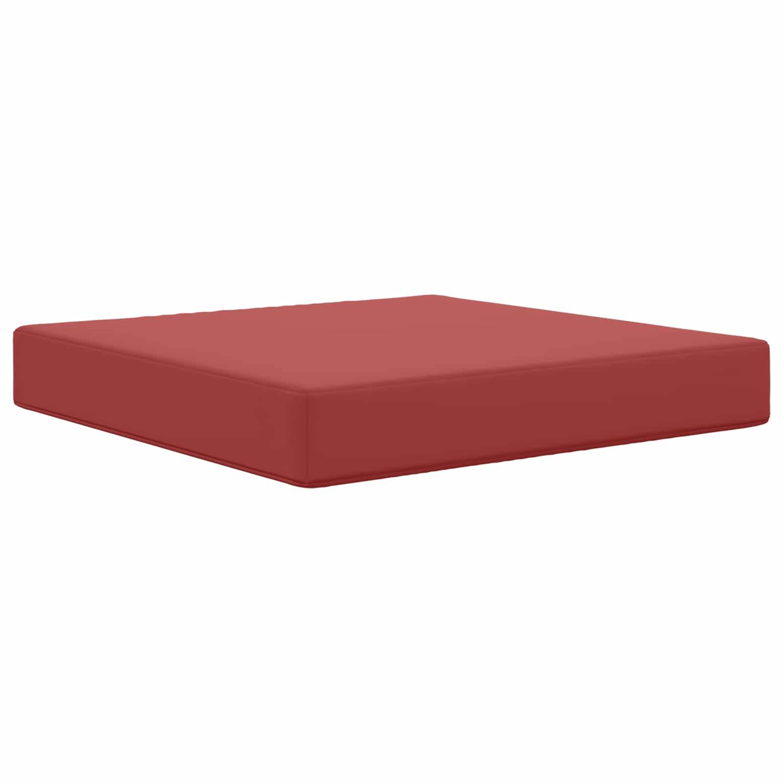 PANGIVO - Coussin de canapé polyester bordeaux 60 x 60 x 8 cm - PANGIVO - Image 2