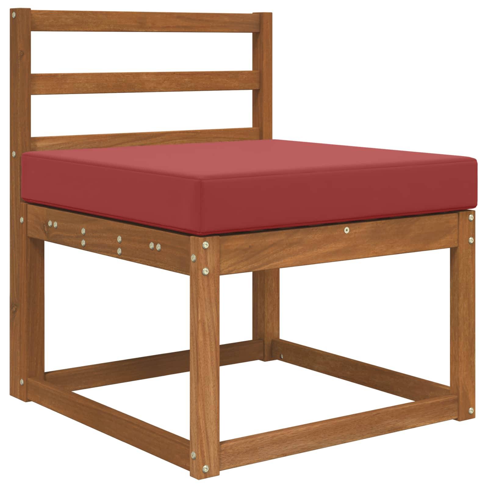 PANGIVO - Coussin de canapé polyester bordeaux 60 x 60 x 8 cm - PANGIVO - Image 3