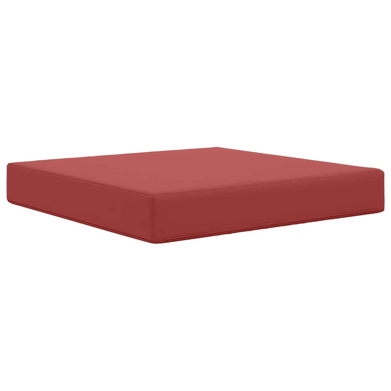PANGIVO - Coussin de canapé polyester bordeaux 60 x 60 x 8 cm - PANGIVO - Image 5