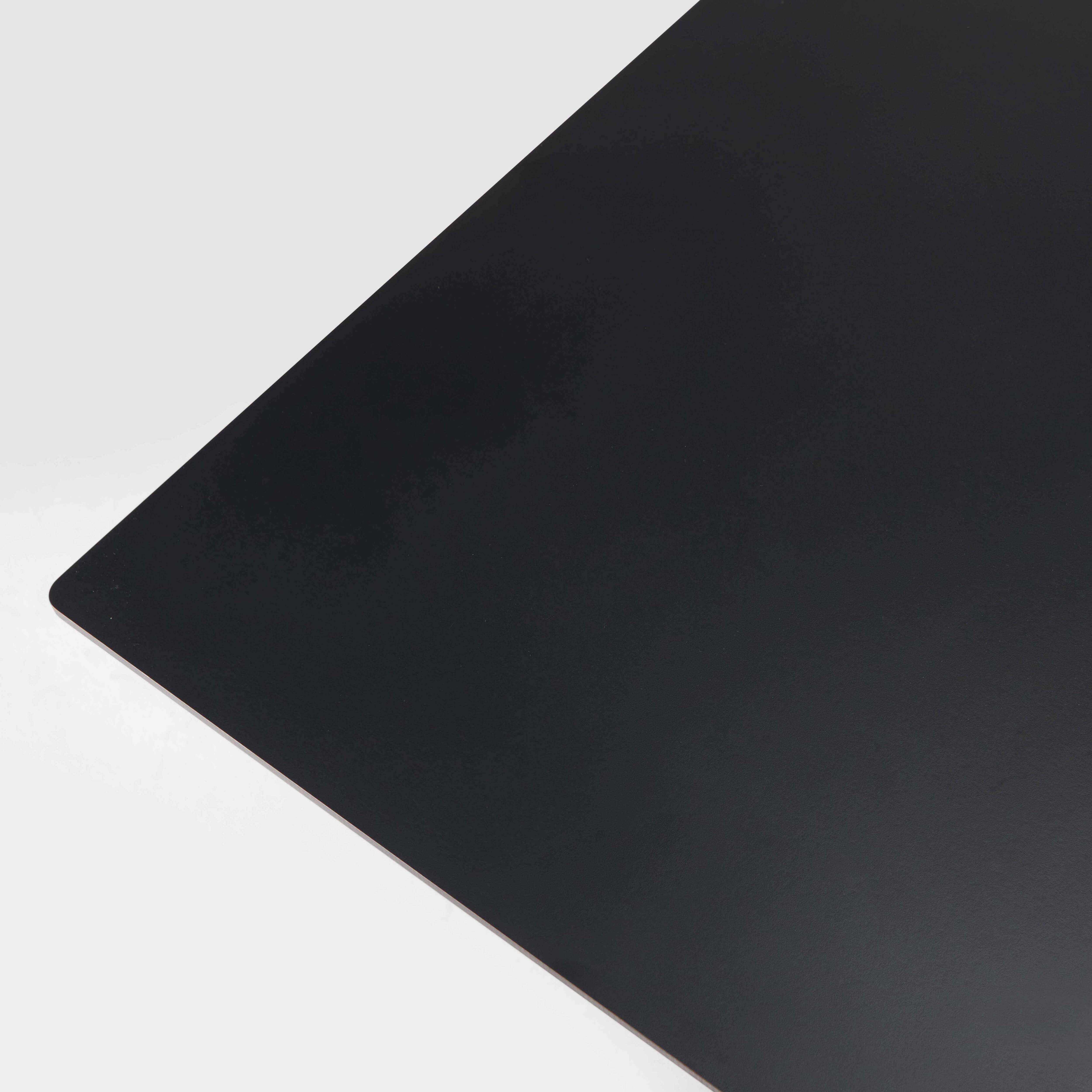 Oviala - Ensemble table de terrasse stratifié noir et 2 fauteuils palavas gris - Oviala - Imagen 4