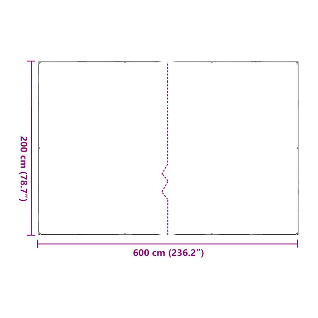 Vidaxl - Housse de protection plantes avec œillets 2x6 m polyéthylène vidaXL 3308687 - Image 3
