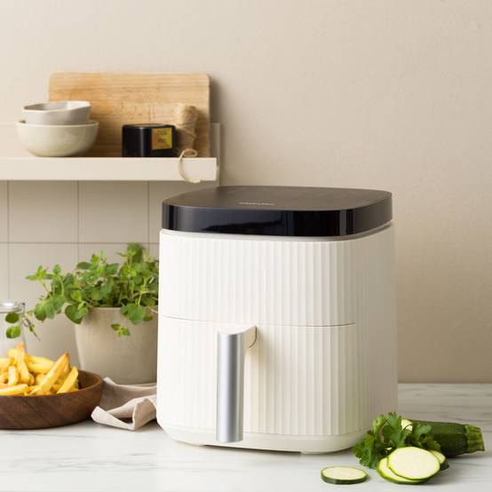 Bistro Silhouette XL AirFryer Smokey Cream 5L - Image 2