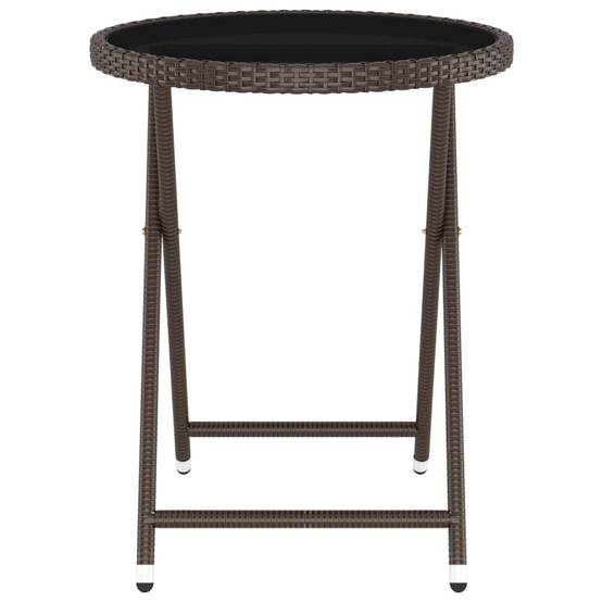 ComfortXL - Salon de Jardin 5P Rond Résine Tressée avec Repose-pieds Marron – ComfortXL Outdoor Living - Image 9