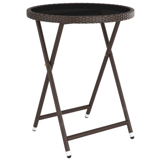 ComfortXL - Salon de Jardin 5P Rond Résine Tressée avec Repose-pieds Marron – ComfortXL Outdoor Living - Image 8