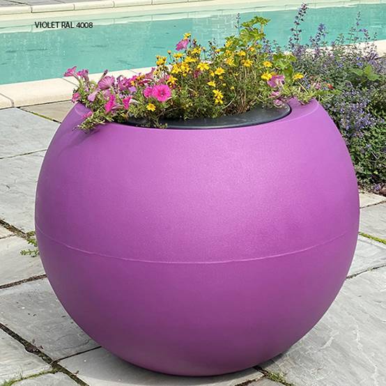 Pots de fleurs sphérique xxl speranza 325l-lot de 2 - Image 2