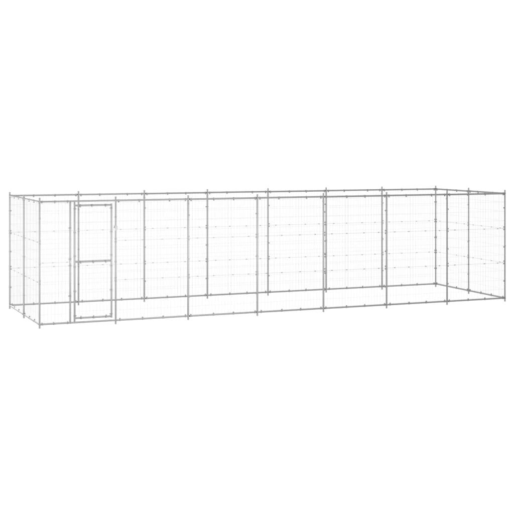 Vidaxl - Chenil extérieur Acier galvanisé 16,94 m² vidaXL 3082310 - Imagen 1
