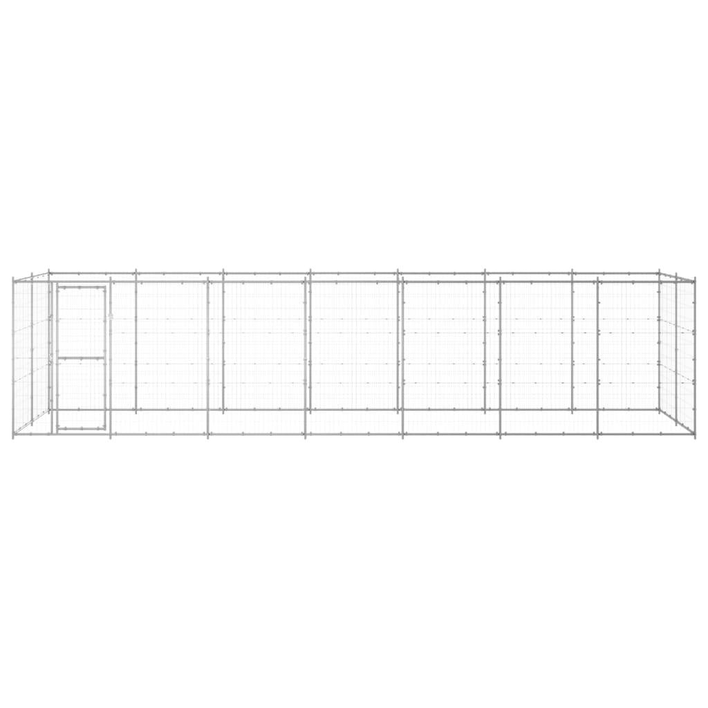 Vidaxl - Chenil extérieur Acier galvanisé 16,94 m² vidaXL 3082310 - Imagen 2