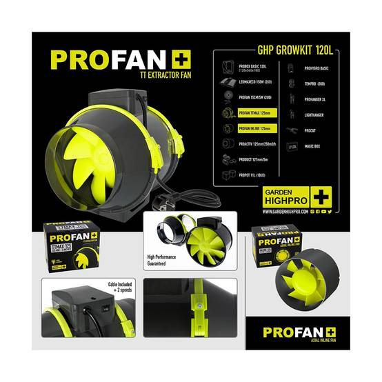 Kit de culture complet - BORN TO BE A GROWER - 120x60x180m - 2x150W - GARDEN HIGH PRO - Image 6