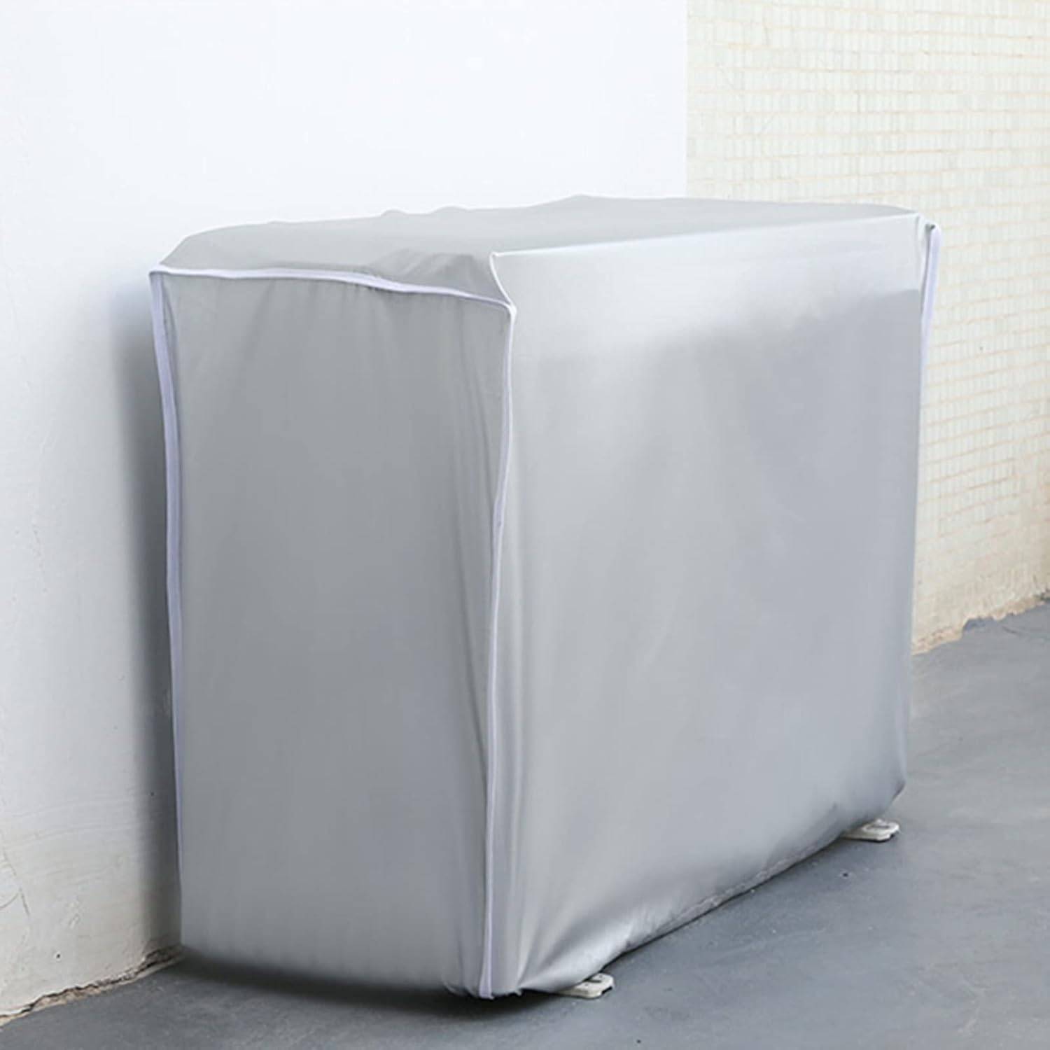 IntiMeg - Housse Climatiseur Exterieur, Étanche Couverture Extérieure de Climatiseur, Housse de Protection Anti-poussière et Anti-Neige (Size : 86x32x56cm) - Image 1