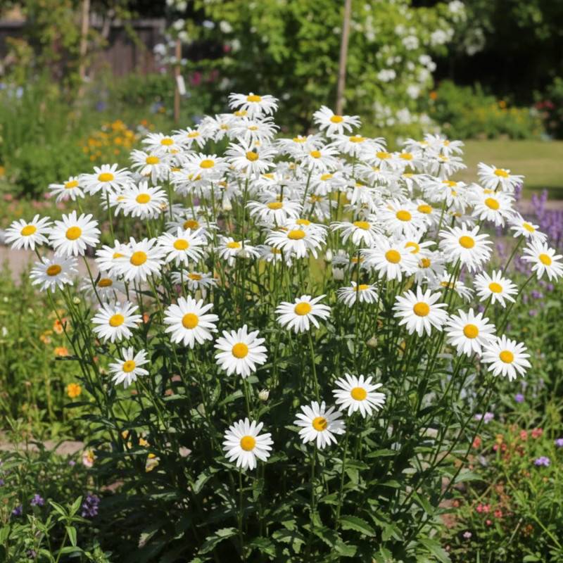 Marguerite d'été Alaska à fleurs Blanche/ - feuillage Caduc - Godet - 5/20 cm - Imagen 1