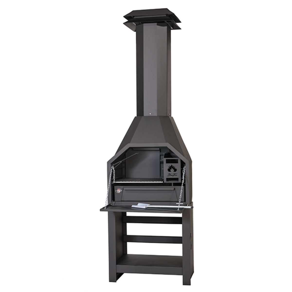 Braai – Barbecue bois prêt à poser FS800 avec meuble - Image 1