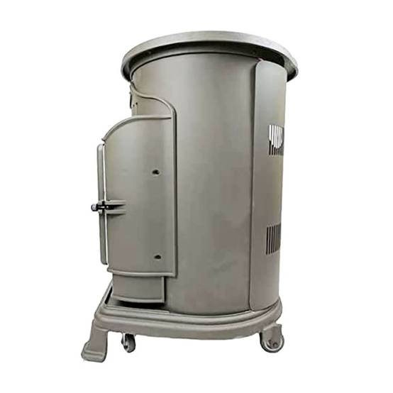 Universal - Poêle à gaz Fonte véritable 3,4KW Marron Effet feu Miel Provence UNIVERSAL - Imagen 6