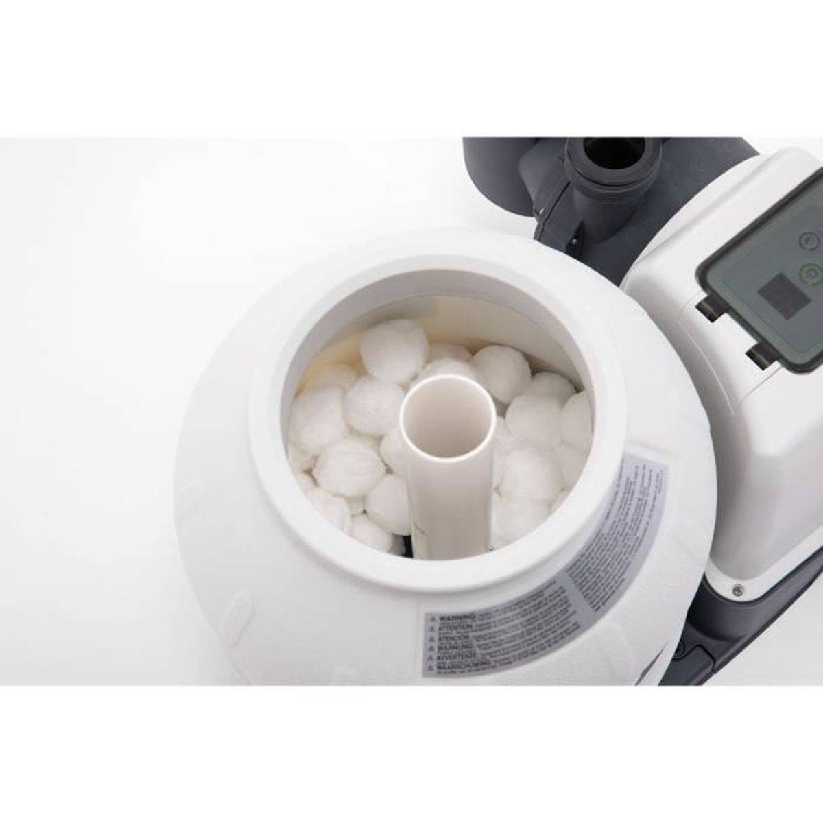 Boules filtrantes pour filtre à sable 3 à 5 microns, blanc, 500 g - INTEX - Image 5
