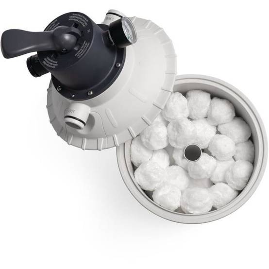 Boules filtrantes pour filtre à sable 3 à 5 microns, blanc, 500 g - INTEX - Image 3