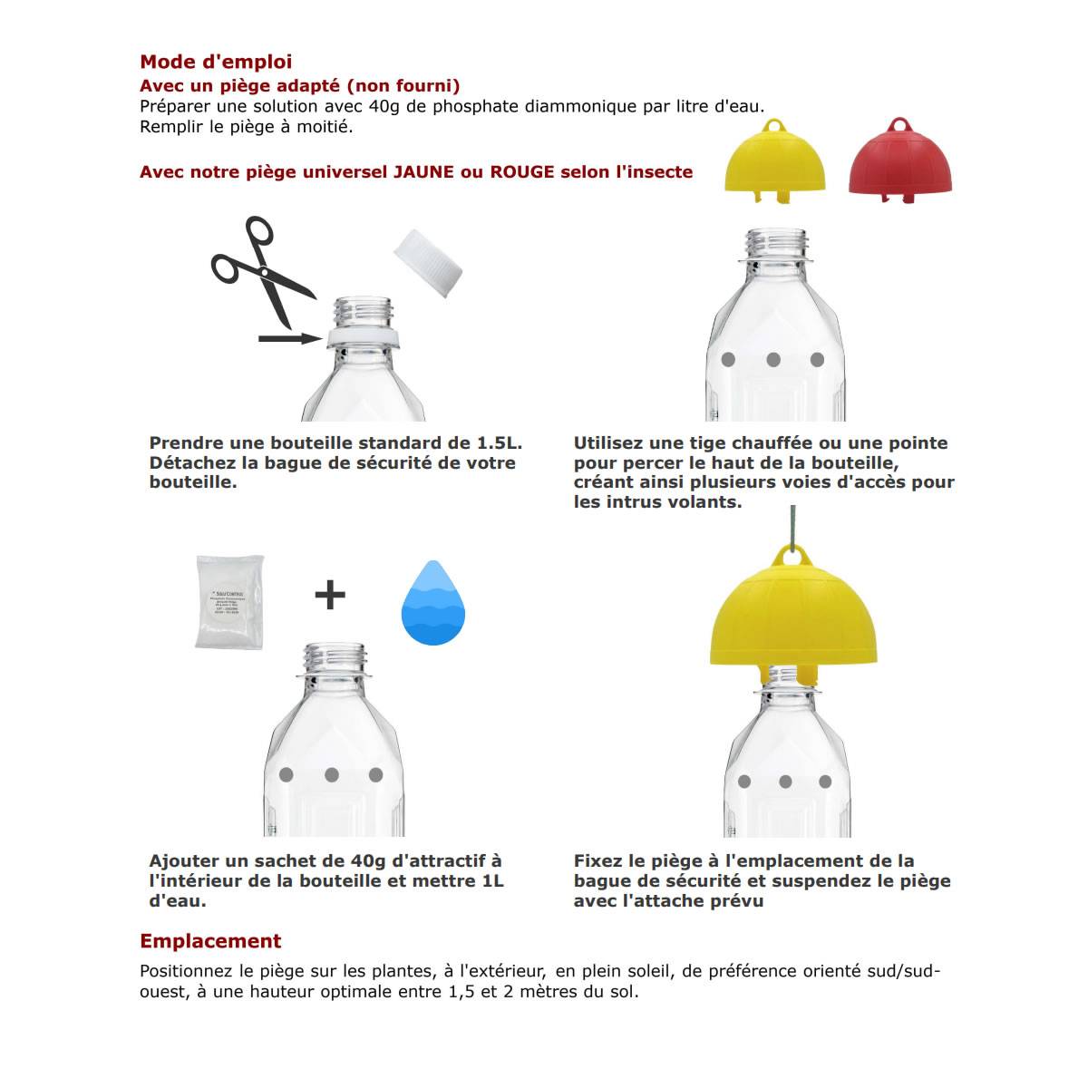 SOLU'CONTROL - Phosphate Diammonique, appât naturel contre les mouches des fruits - Sac de 3 kg - Image 3