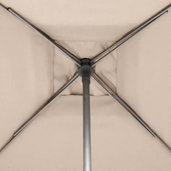 Hesperide - Parasol droit carré "Soya" blé 2,5x2,5m Hespéride - Image 5