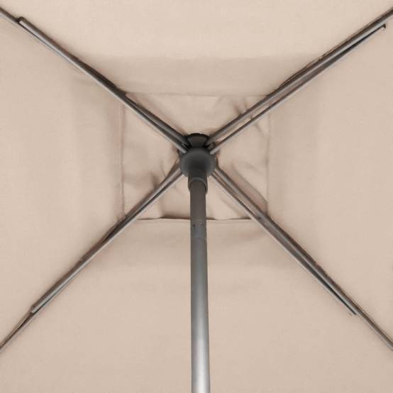 Hesperide - Parasol droit carré "Soya" blé 2,5x2,5m Hespéride - Image 4