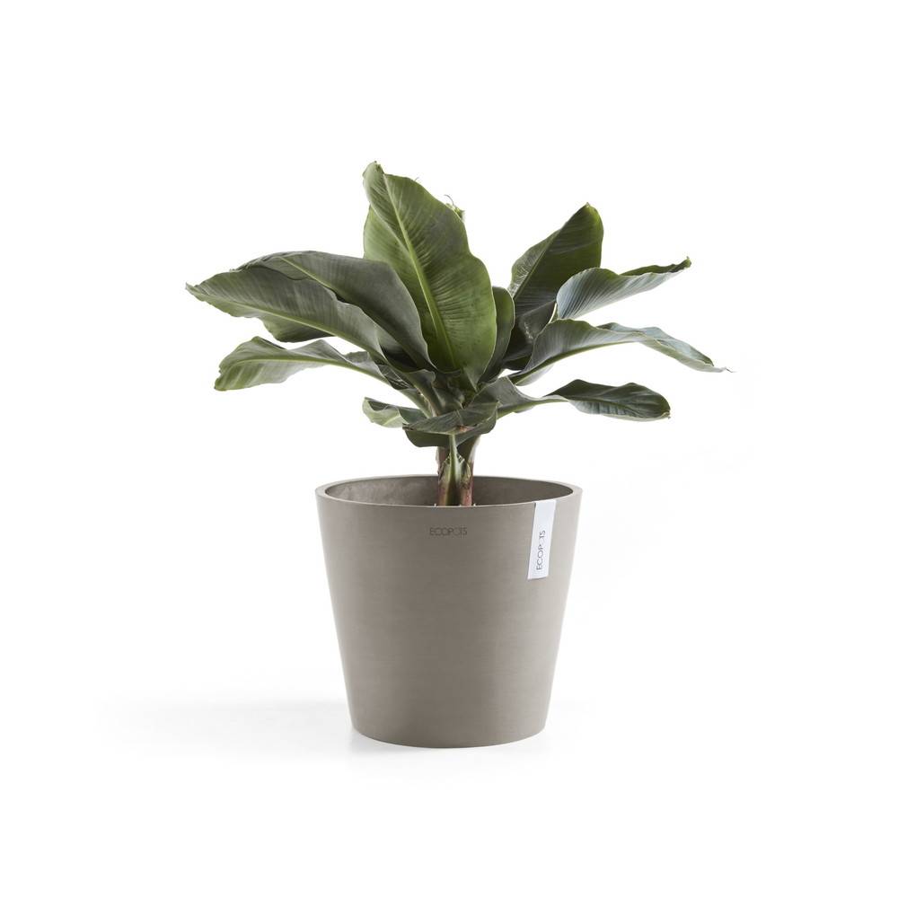 Ecopots - Pot Rond Amsterdam 40 Taupe - Ø 40 x H. 35 cm - 28 L ECOPOTS - Imagen 3