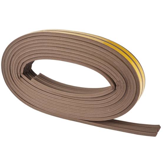 Geko - Joint adhésif caoutchouc marron profil 'E' 6M