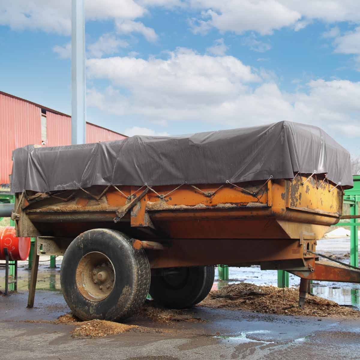 Bâche Agricole 5x6 m XP640AG Grise - Garantie 10 ans - Bâche de protection étanche pour Matériel agricole - Made in France TECPLAST - Imagen 7