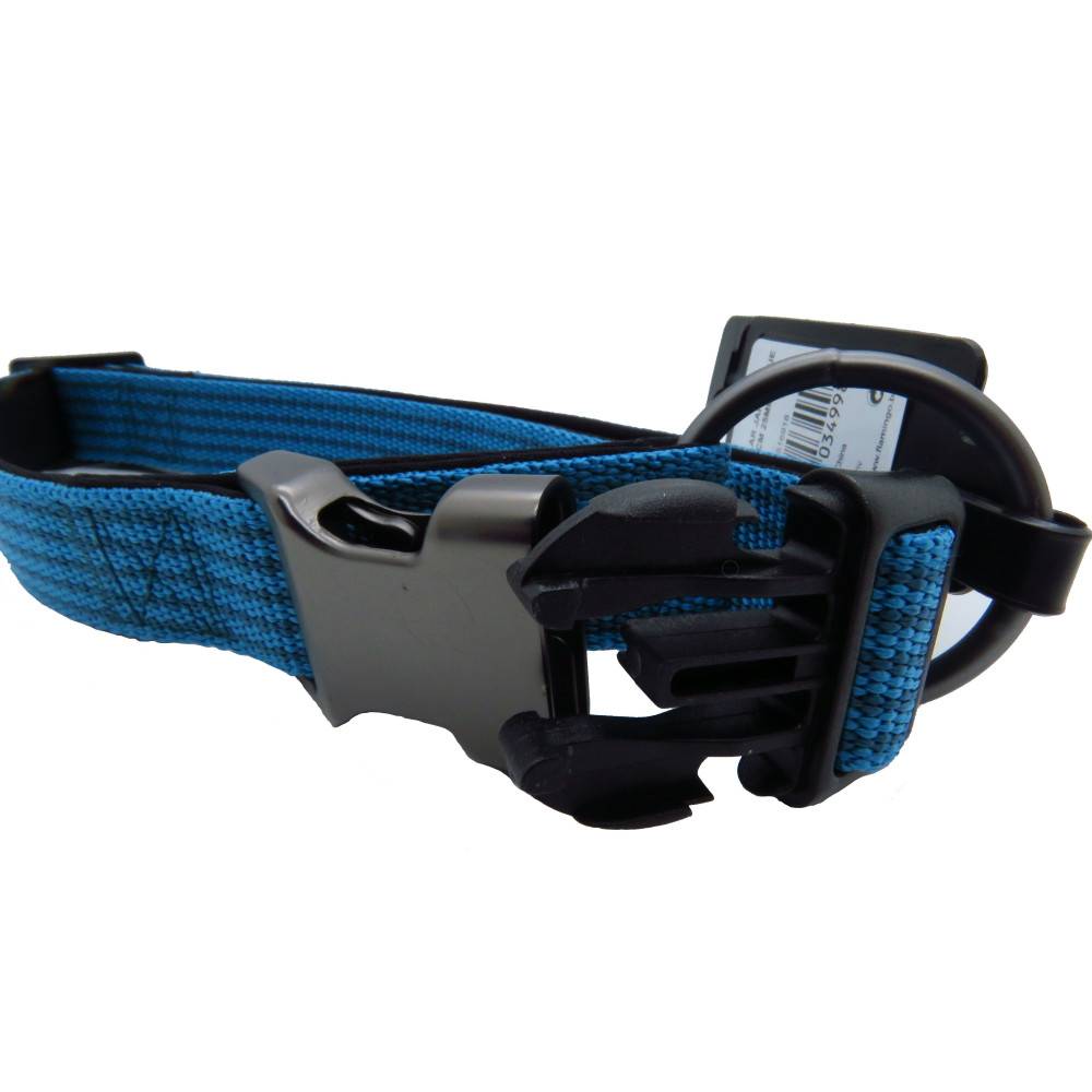 Collier Jannu bleu réglable de 45 à 65 cm 25 mm taille XL pour chien - Imagen 3