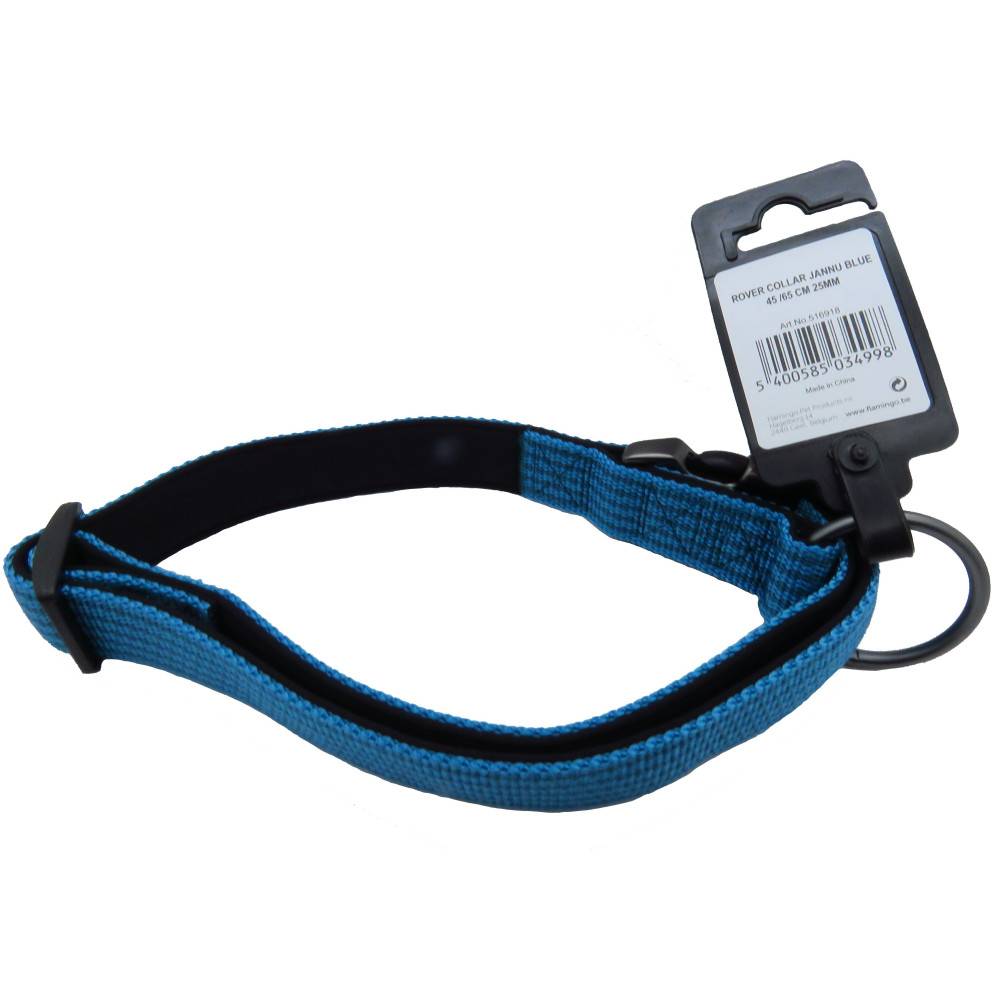 Collier Jannu bleu réglable de 45 à 65 cm 25 mm taille XL pour chien - Imagen 4