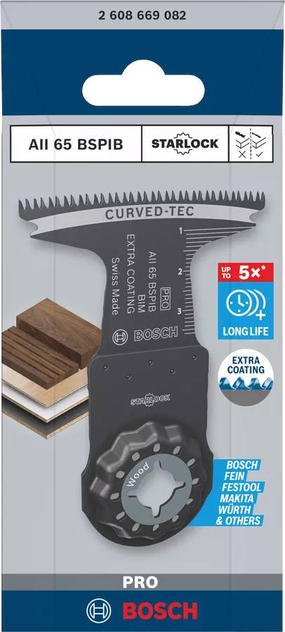 Bosch - Lame de scie oscillante Pro AII 65 BSPIB Starlock bi-métal bois dur 65x40mm - BOSCH - 2608669082 - Image 3