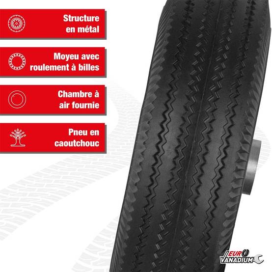 Sans Marque - Roue gonflable 260mm alésage 18mm - Image 2