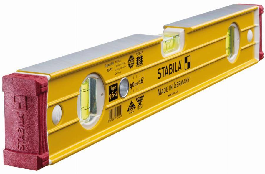 Stabila - Niveau à bulle STABILA Type 96-2 fioles - 40cm - 15225
