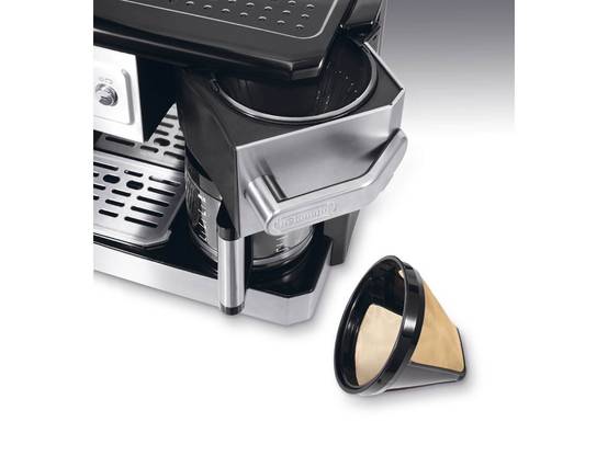 Combiné expresso cafetière 15bars inox/noir BCO421S Delonghi - Image 9