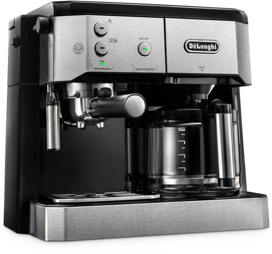Combiné expresso cafetière 15bars inox/noir BCO421S Delonghi - Image 2