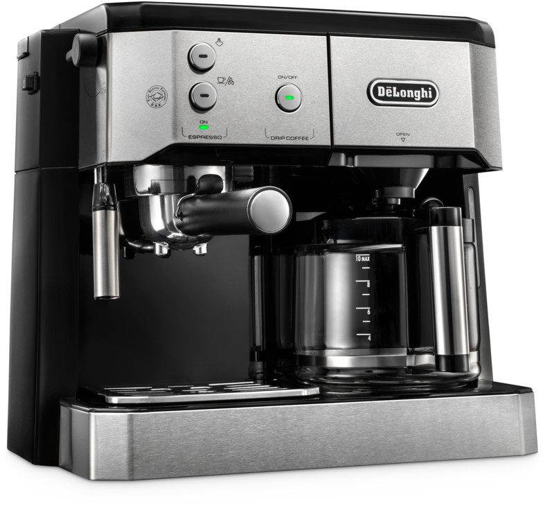 Combiné expresso cafetière 15bars inox/noir BCO421S Delonghi - Image 2