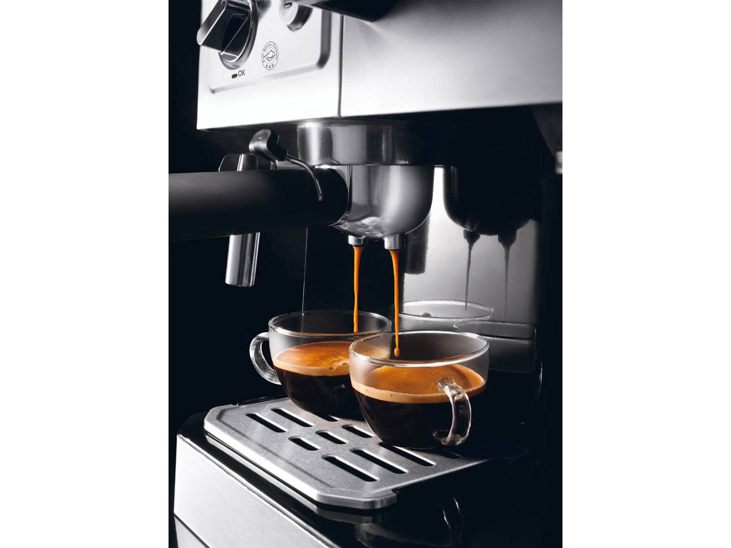Combiné expresso cafetière 15bars inox/noir BCO421S Delonghi - Image 8