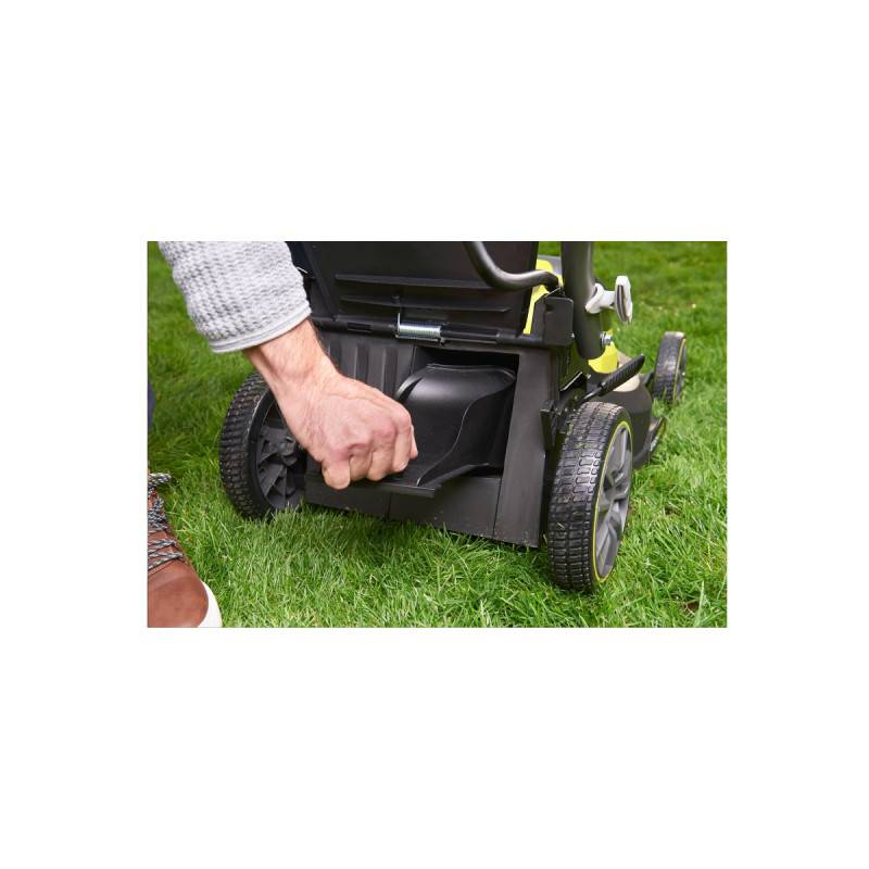 Ryobi - Tondeuse poussée RYOBI 18V One+ - 1 Batterie 4.0Ah - Chargeur - RY18LM37A-140 - Image 4