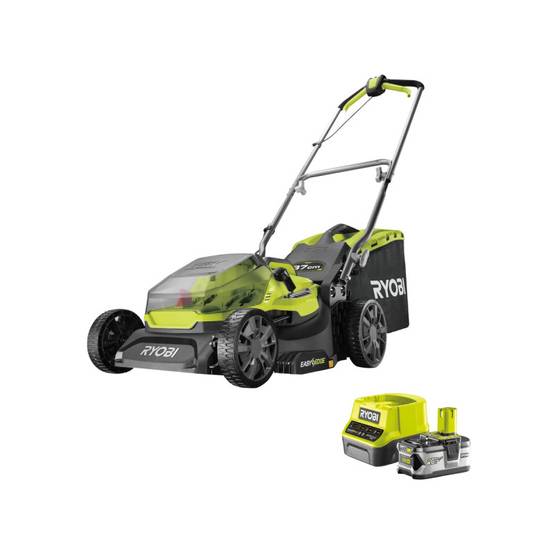 Ryobi - Tondeuse poussée RYOBI 18V One+ - 1 Batterie 4.0Ah - Chargeur - RY18LM37A-140 - Image 1