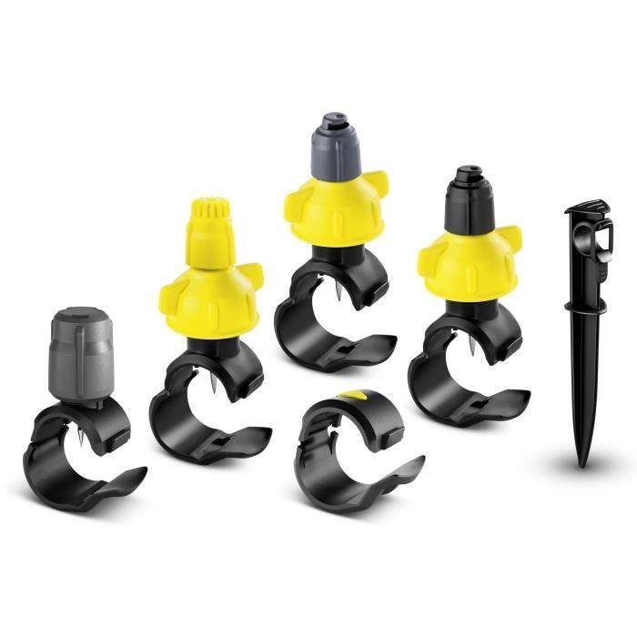 Kärcher - Set micro-asperseurs - 5 Goutteurs - 10 Micro Asperseurs - 10 Colliers réparateurs - Image 1