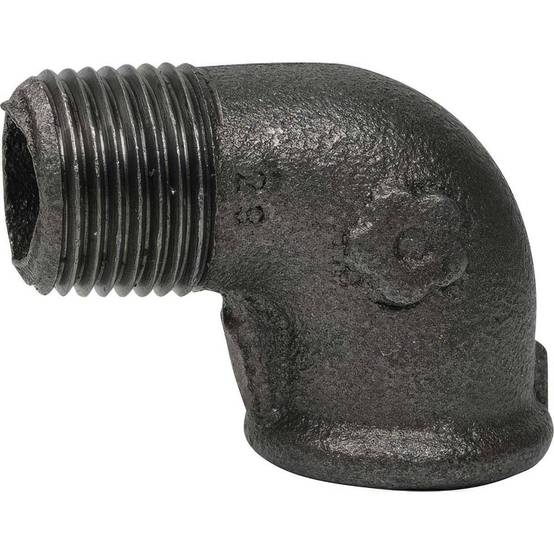Raccord Coude 90° Mâle/Femelle | Fonte Malléable Noire EN 10242 - 3'' - Image 1