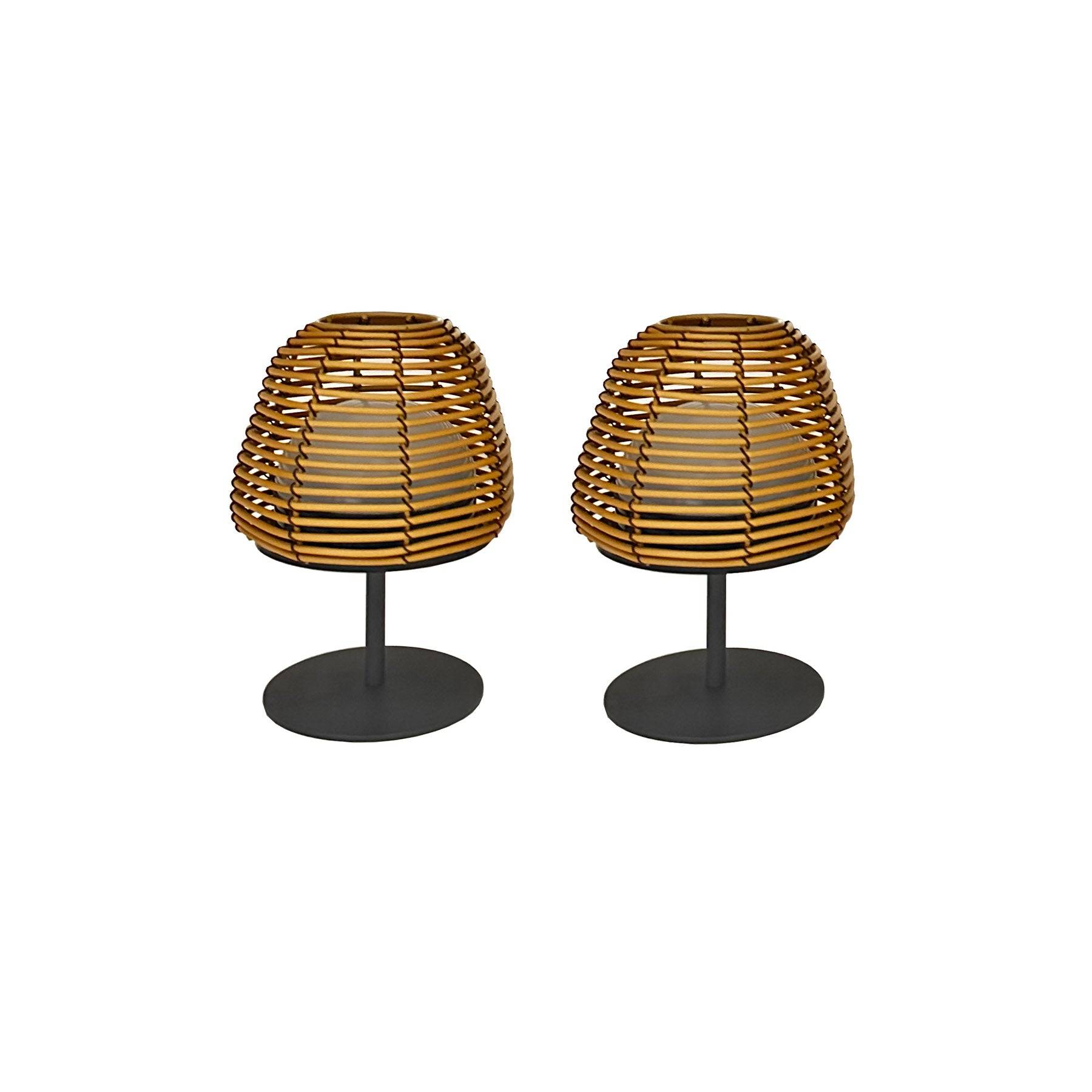 Lumisky - 2 Lampes de table sans fil TWINS BOHEME H16cm - Imagen 7