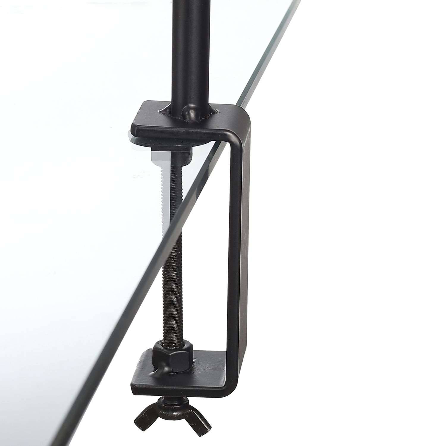 The Home Deco Factory - Barre de décoration de table ajustable intérieure/extérieure L. de 139 à 250 cm x H. 90 cm - Noir - The Home Deco Factory - Imagen 3