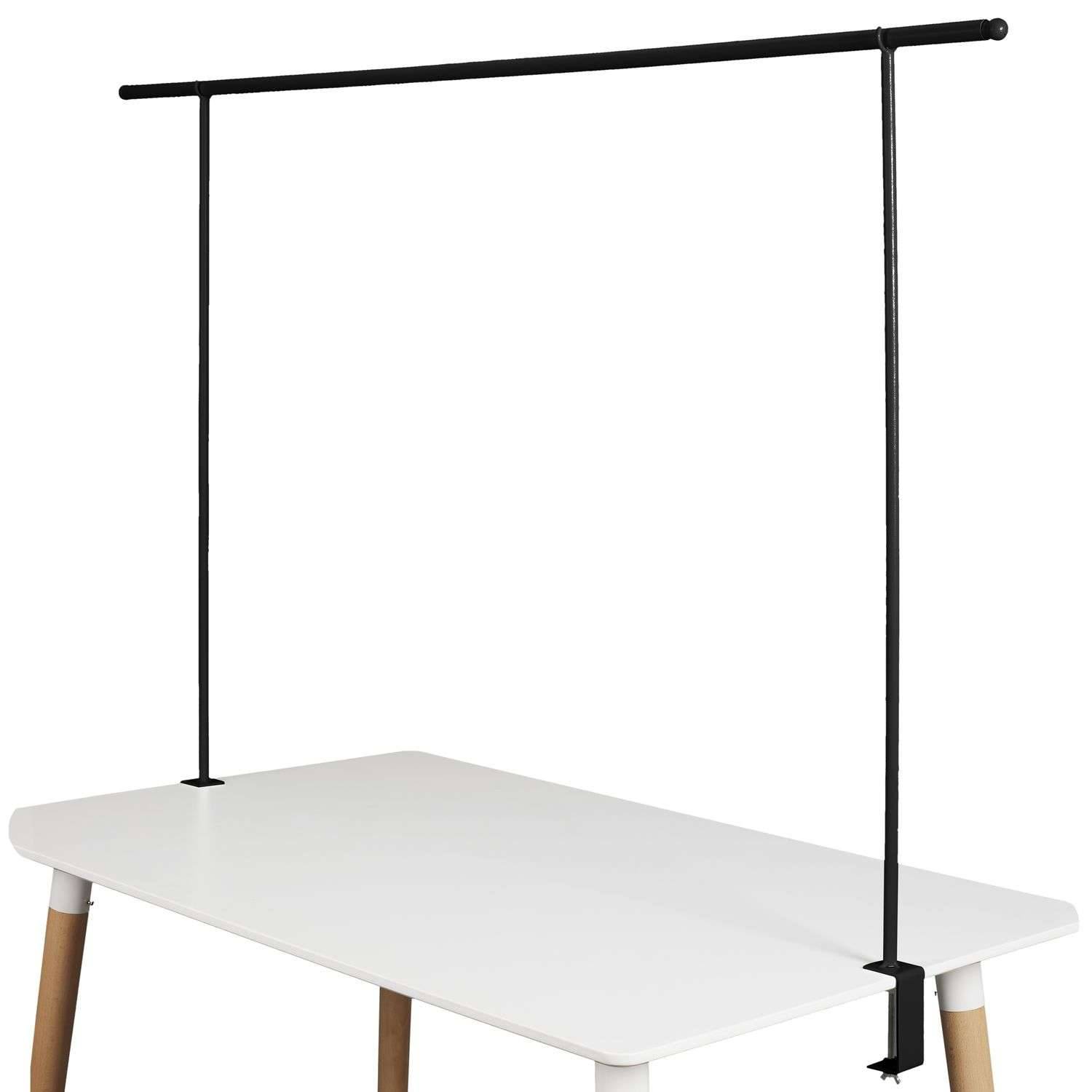 The Home Deco Factory - Barre de décoration de table ajustable intérieure/extérieure L. de 139 à 250 cm x H. 90 cm - Noir - The Home Deco Factory - Imagen 1