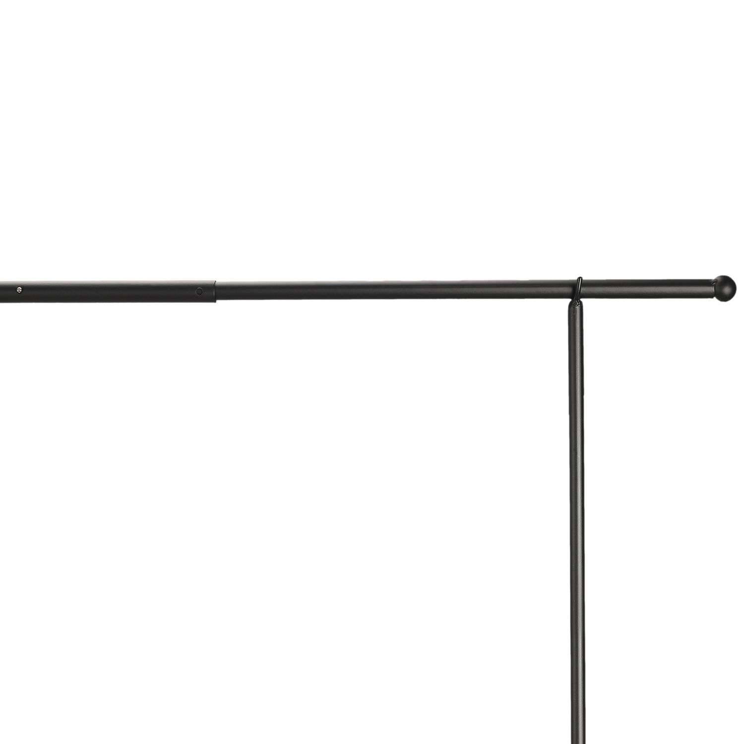 The Home Deco Factory - Barre de décoration de table ajustable intérieure/extérieure L. de 139 à 250 cm x H. 90 cm - Noir - The Home Deco Factory - Imagen 2