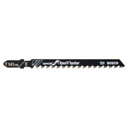 Bosch - Lame de scie sauteuse spécial plâtre 100 mm BOSCH Pas 4.3 mm T141H - Carte de 3 - 2608633175