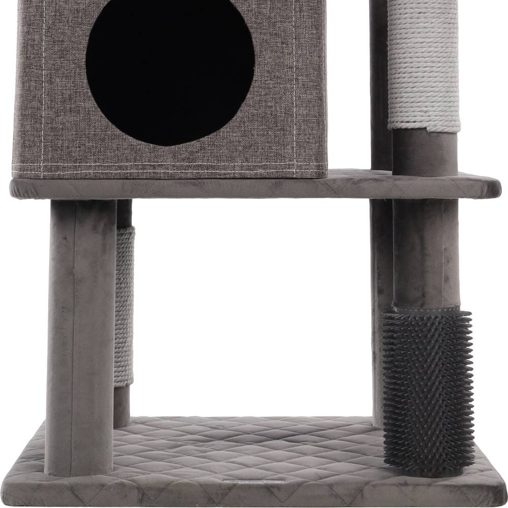 Flamingo - Arbre à chat Aurora Gris 80 x 70 x H 171 cm pour chat - Imagen 2