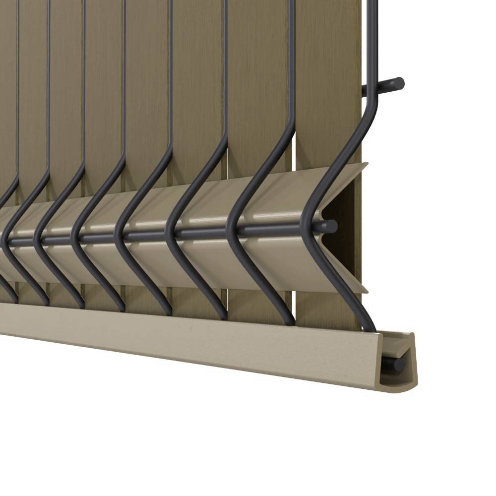 Decklinea - Kit Occultation Composite - L2,5 x H1,23m - Couleur : Beige - Haute Resistance - Occultant Pour Grillage Rigide - Imagen 5
