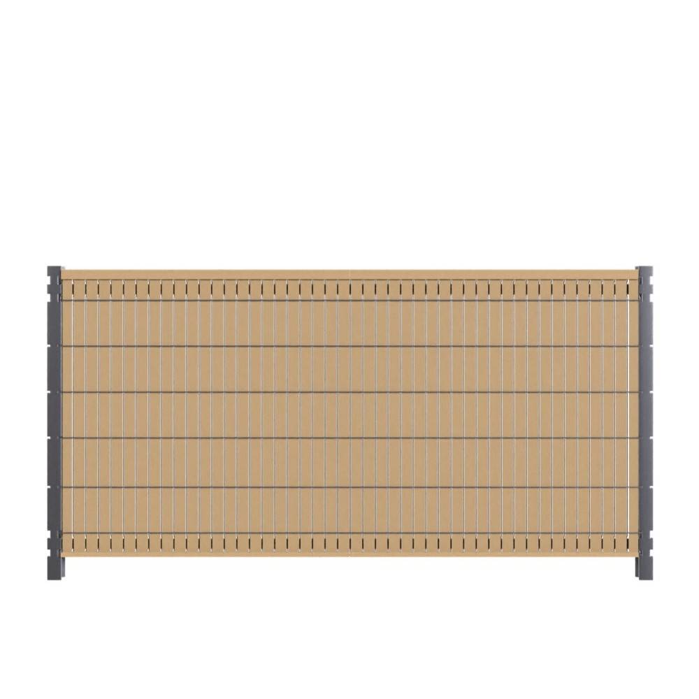 Decklinea - Kit Occultation Composite - L2,5 x H1,23m - Couleur : Beige - Haute Resistance - Occultant Pour Grillage Rigide - Imagen 3