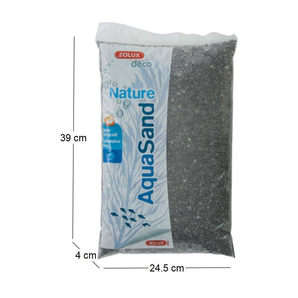 Zolux - Sol décoratif Aquasand basalte noir 10 kg Zolux - Imagen 4