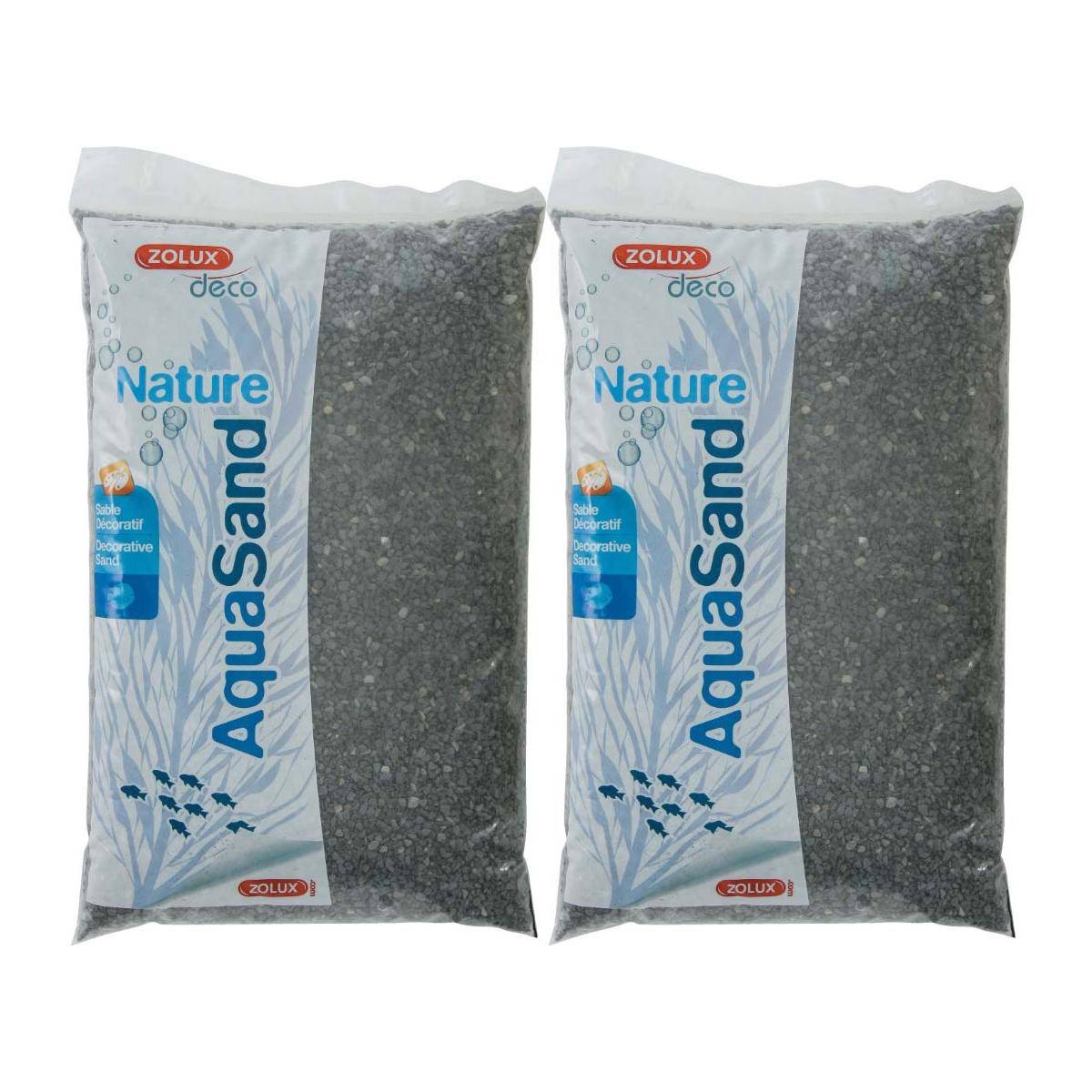 Zolux - Sol décoratif Aquasand basalte noir 10 kg Zolux - Imagen 1